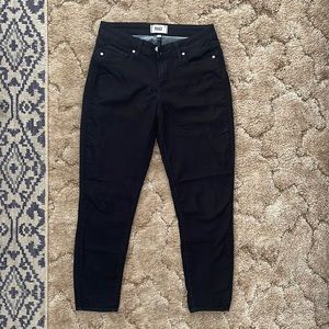 Womens Black PAIGE Jeans Verdugo Cropped Ankle Pant Size 29